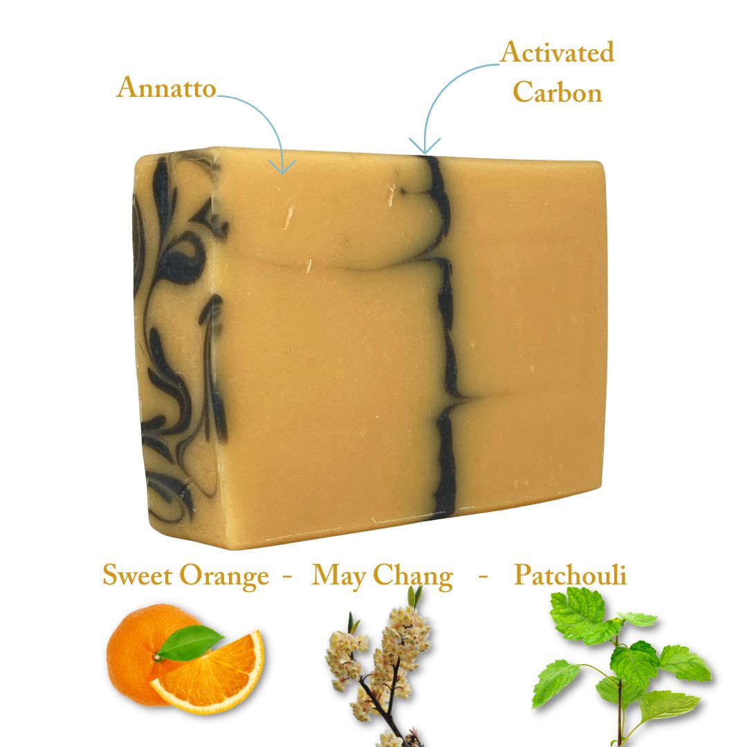 Annatto Beat Soap with elements - Angelico