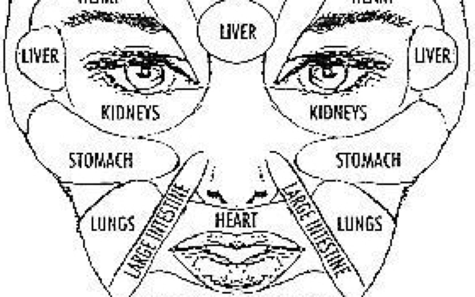 Faical Mapping FACIAL MAPPING, Use this diagram when applying your serum - Angelico