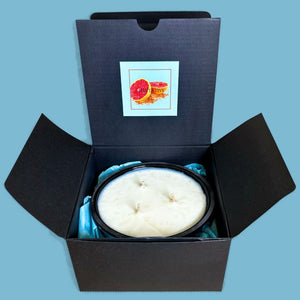 Angelico 3 x wick Candle in Violet Glass - Angelico