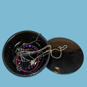 Angelico 3 x wick Candle in Violet Glass - Angelico