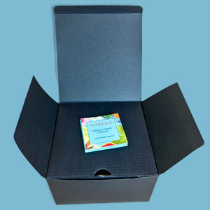 Angelico 3 x wick Candle in Violet Glass - Angelico