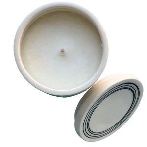 Candle in Unique Hand Made Ceramic Jar - Angelico