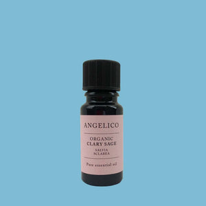 Clary Sage Organic Essential Oil 10ml - Angelico