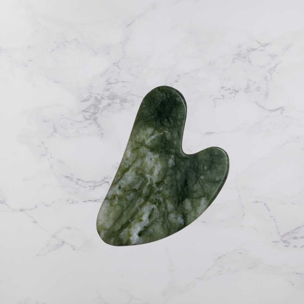 Gua Sha Heart Tool - Green - Angelico
