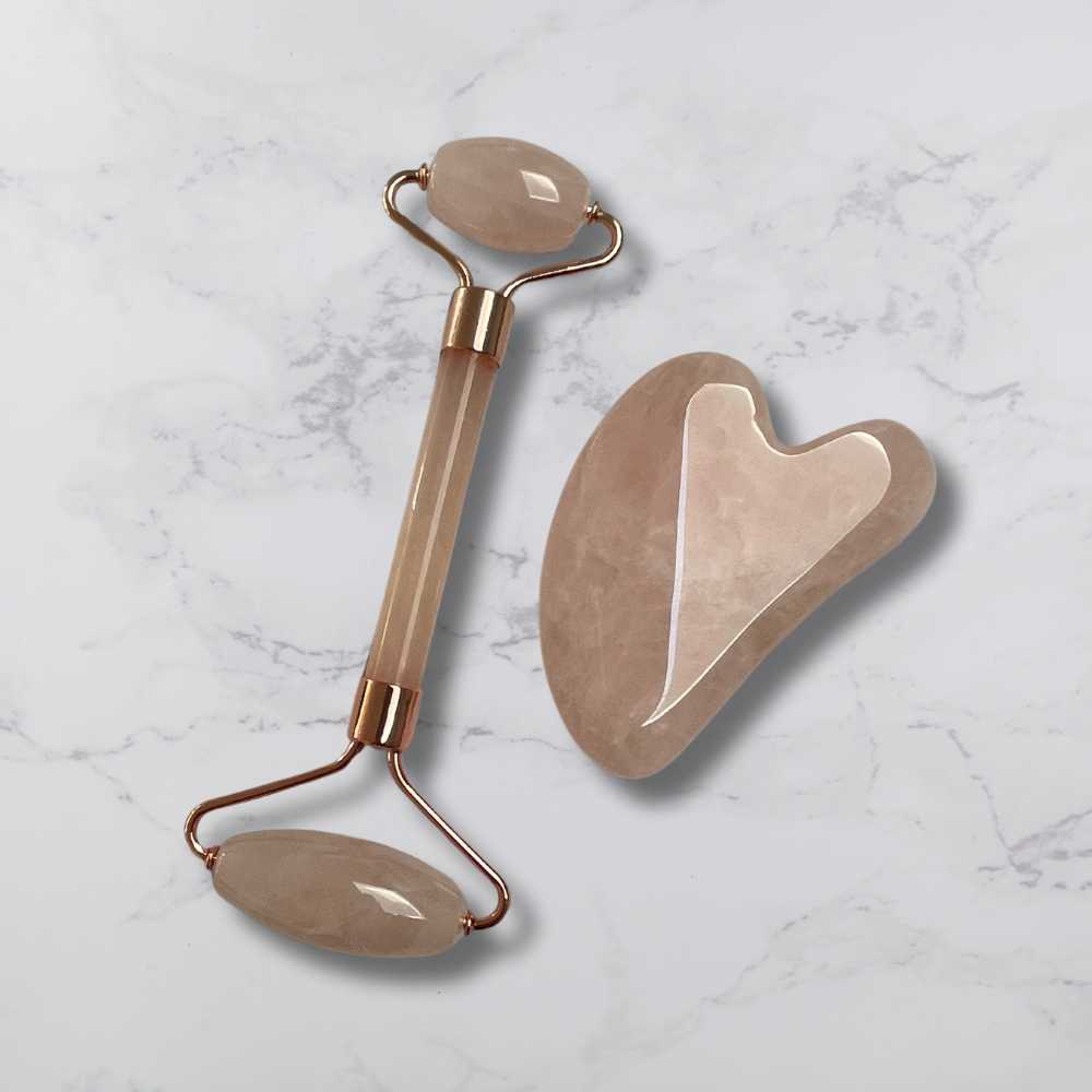 Gua Sha Heart Tool - Pink - Angelico