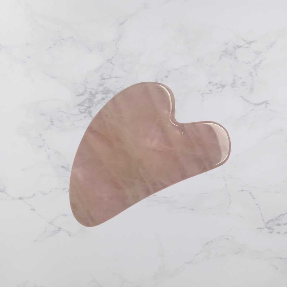 Gua Sha Heart Tool - Pink - Angelico