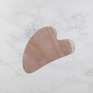 Gua Sha Heart Tool - Pink - Angelico