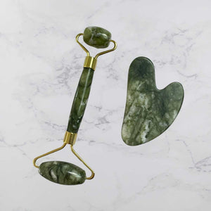 Gua Sha Roller Tool - Green - Angelico