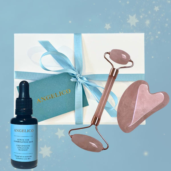 Gua Sha & Serum Gift Set - Angelico