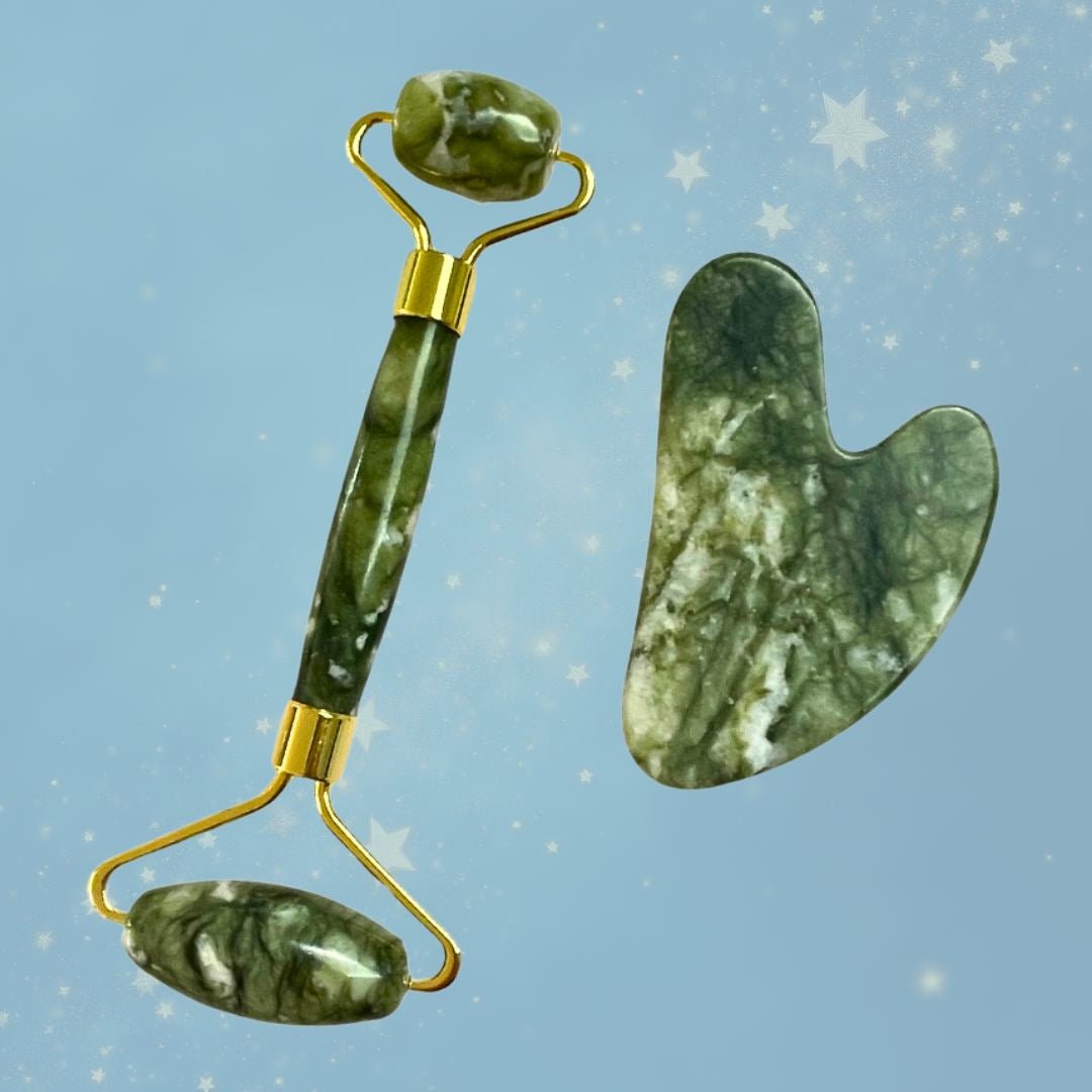 Gua Sha & Serum Gift Set - Angelico