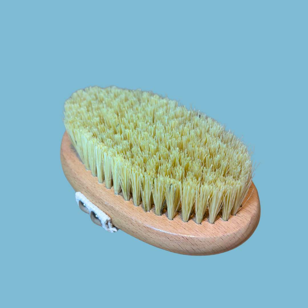 Natural Beechwood Body Exfoliating Brush - Angelico