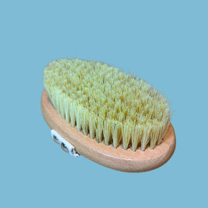Natural Beechwood Body Exfoliating Brush - Angelico