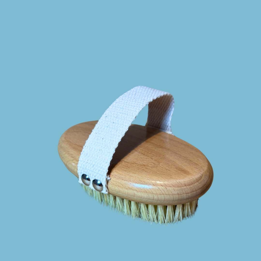 Natural Beechwood Body Exfoliating Brush - Angelico