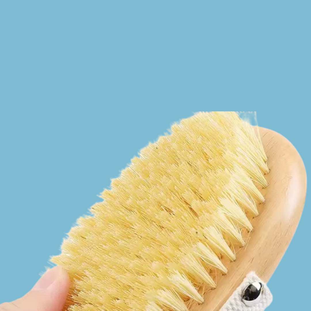 Natural Beechwood Body Exfoliating Brush - Angelico