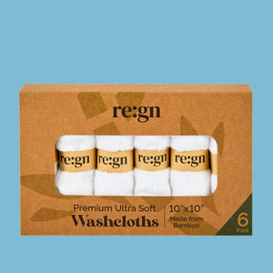 Organic Bamboo Face Cloths - Angelico