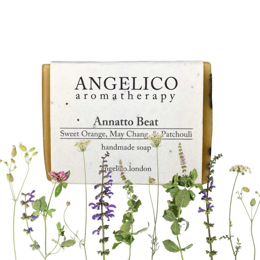 Annatto Beat Soap with wild flowers - Angelico